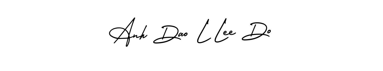 Make a beautiful signature design for name Anh Dao L Lee Do. With this signature (AmerikaSignatureDemo-Regular) style, you can create a handwritten signature for free. Anh Dao L Lee Do signature style 3 images and pictures png