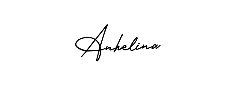 It looks lik you need a new signature style for name Anhelina. Design unique handwritten (AmerikaSignatureDemo-Regular) signature with our free signature maker in just a few clicks. Anhelina signature style 3 images and pictures png