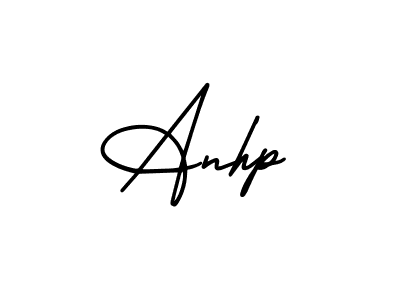 Make a beautiful signature design for name Anhp. With this signature (AmerikaSignatureDemo-Regular) style, you can create a handwritten signature for free. Anhp signature style 3 images and pictures png