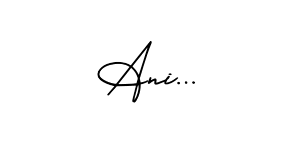 How to Draw Ani... signature style? AmerikaSignatureDemo-Regular is a latest design signature styles for name Ani.... Ani... signature style 3 images and pictures png