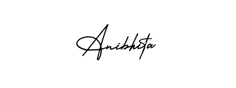 Create a beautiful signature design for name Anibhita. With this signature (AmerikaSignatureDemo-Regular) fonts, you can make a handwritten signature for free. Anibhita signature style 3 images and pictures png