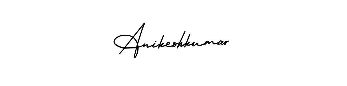 Make a beautiful signature design for name Anikeshkumar. Use this online signature maker to create a handwritten signature for free. Anikeshkumar signature style 3 images and pictures png