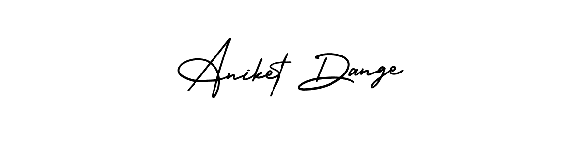 You can use this online signature creator to create a handwritten signature for the name Aniket Dange. This is the best online autograph maker. Aniket Dange signature style 3 images and pictures png