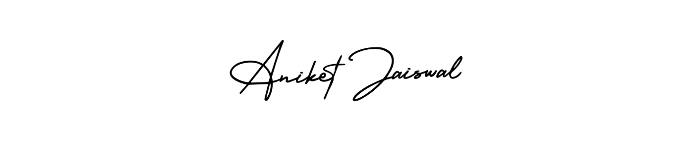 How to make Aniket Jaiswal signature? AmerikaSignatureDemo-Regular is a professional autograph style. Create handwritten signature for Aniket Jaiswal name. Aniket Jaiswal signature style 3 images and pictures png