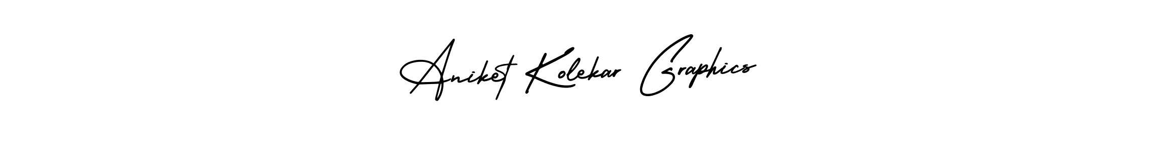 Also You can easily find your signature by using the search form. We will create Aniket Kolekar Graphics name handwritten signature images for you free of cost using AmerikaSignatureDemo-Regular sign style. Aniket Kolekar Graphics signature style 3 images and pictures png