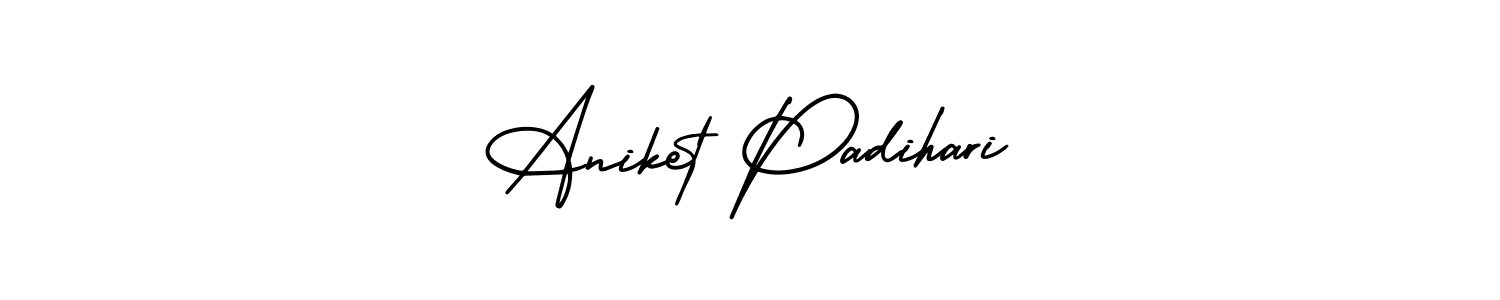 Also we have Aniket Padihari name is the best signature style. Create professional handwritten signature collection using AmerikaSignatureDemo-Regular autograph style. Aniket Padihari signature style 3 images and pictures png