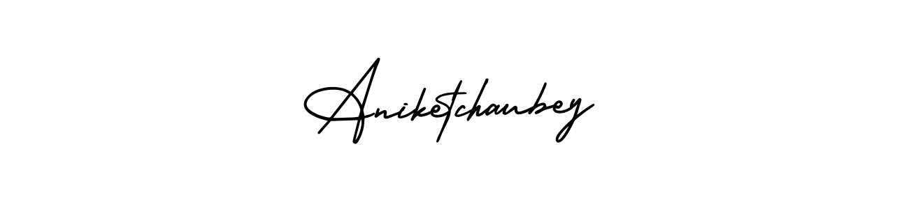 Also we have Aniketchaubey name is the best signature style. Create professional handwritten signature collection using AmerikaSignatureDemo-Regular autograph style. Aniketchaubey signature style 3 images and pictures png