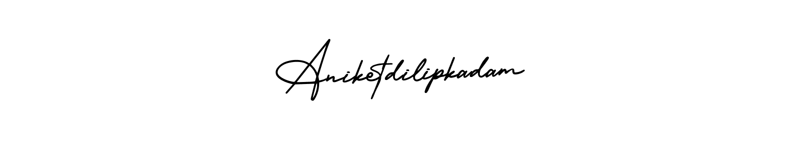 You can use this online signature creator to create a handwritten signature for the name Aniketdilipkadam. This is the best online autograph maker. Aniketdilipkadam signature style 3 images and pictures png