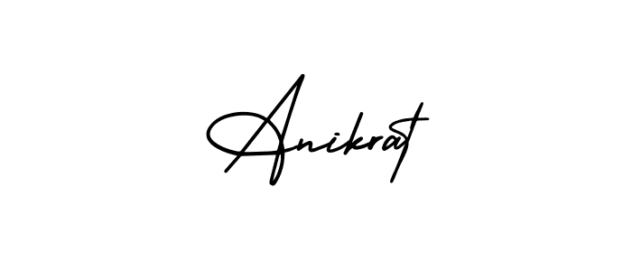 Make a beautiful signature design for name Anikrat. Use this online signature maker to create a handwritten signature for free. Anikrat signature style 3 images and pictures png