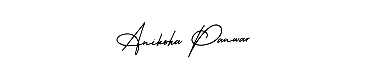 Make a short Aniksha Panwar signature style. Manage your documents anywhere anytime using AmerikaSignatureDemo-Regular. Create and add eSignatures, submit forms, share and send files easily. Aniksha Panwar signature style 3 images and pictures png