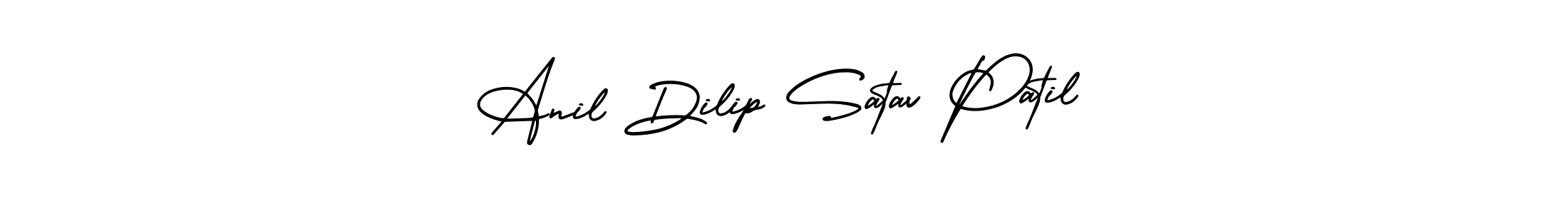 The best way (AmerikaSignatureDemo-Regular) to make a short signature is to pick only two or three words in your name. The name Anil Dilip Satav Patil include a total of six letters. For converting this name. Anil Dilip Satav Patil signature style 3 images and pictures png