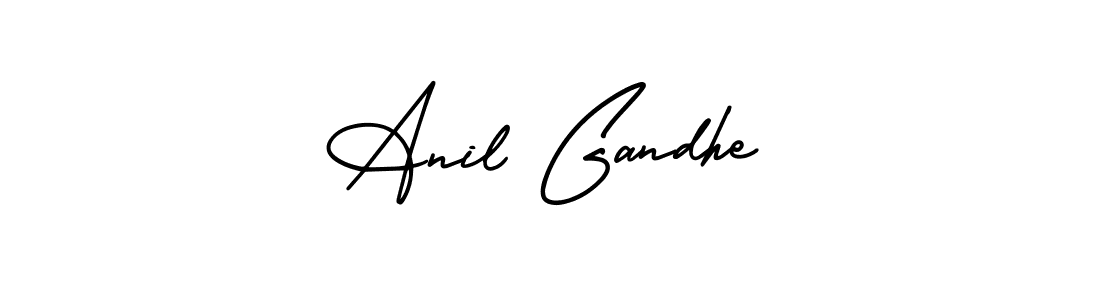 Make a beautiful signature design for name Anil Gandhe. Use this online signature maker to create a handwritten signature for free. Anil Gandhe signature style 3 images and pictures png