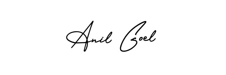 Anil Goel stylish signature style. Best Handwritten Sign (AmerikaSignatureDemo-Regular) for my name. Handwritten Signature Collection Ideas for my name Anil Goel. Anil Goel signature style 3 images and pictures png