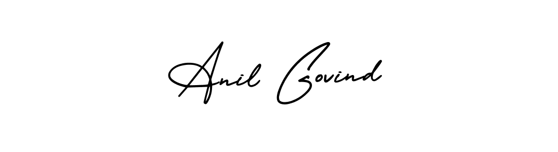 It looks lik you need a new signature style for name Anil Govind. Design unique handwritten (AmerikaSignatureDemo-Regular) signature with our free signature maker in just a few clicks. Anil Govind signature style 3 images and pictures png