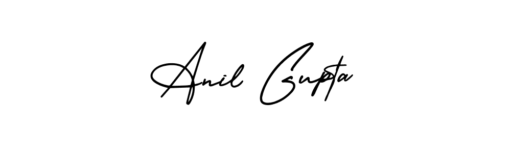 The best way (AmerikaSignatureDemo-Regular) to make a short signature is to pick only two or three words in your name. The name Anil Gupta include a total of six letters. For converting this name. Anil Gupta signature style 3 images and pictures png