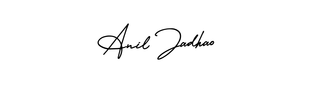 It looks lik you need a new signature style for name Anil Jadhao. Design unique handwritten (AmerikaSignatureDemo-Regular) signature with our free signature maker in just a few clicks. Anil Jadhao signature style 3 images and pictures png