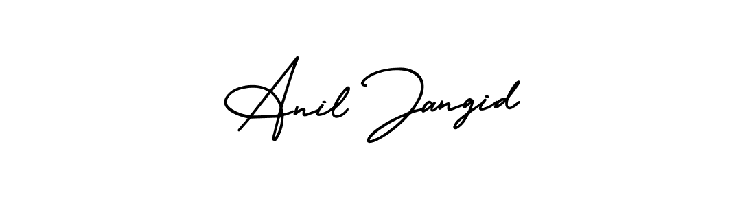 Make a beautiful signature design for name Anil Jangid. Use this online signature maker to create a handwritten signature for free. Anil Jangid signature style 3 images and pictures png