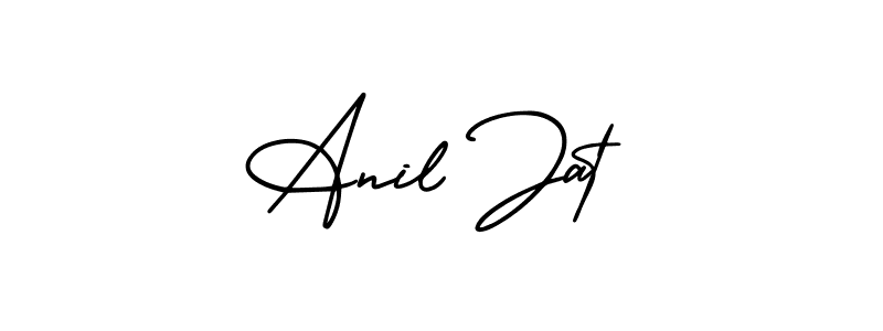 Create a beautiful signature design for name Anil Jat. With this signature (AmerikaSignatureDemo-Regular) fonts, you can make a handwritten signature for free. Anil Jat signature style 3 images and pictures png