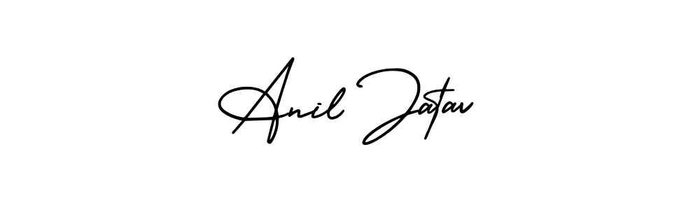 Best and Professional Signature Style for Anil Jatav. AmerikaSignatureDemo-Regular Best Signature Style Collection. Anil Jatav signature style 3 images and pictures png
