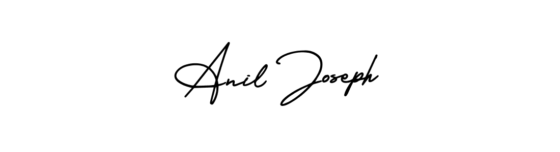 Anil Joseph stylish signature style. Best Handwritten Sign (AmerikaSignatureDemo-Regular) for my name. Handwritten Signature Collection Ideas for my name Anil Joseph. Anil Joseph signature style 3 images and pictures png