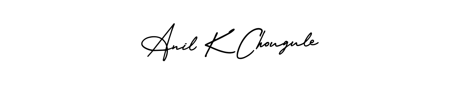 Also we have Anil K Chougule name is the best signature style. Create professional handwritten signature collection using AmerikaSignatureDemo-Regular autograph style. Anil K Chougule signature style 3 images and pictures png