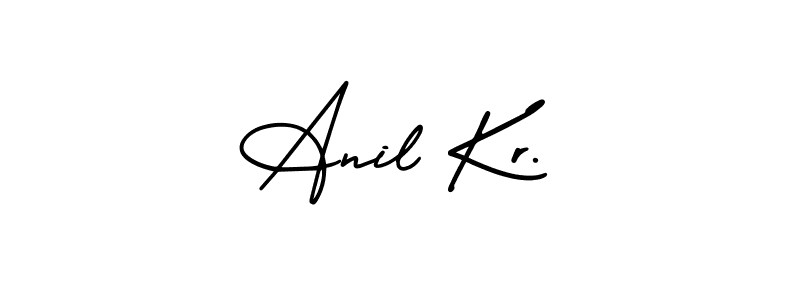 How to make Anil Kr. signature? AmerikaSignatureDemo-Regular is a professional autograph style. Create handwritten signature for Anil Kr. name. Anil Kr. signature style 3 images and pictures png