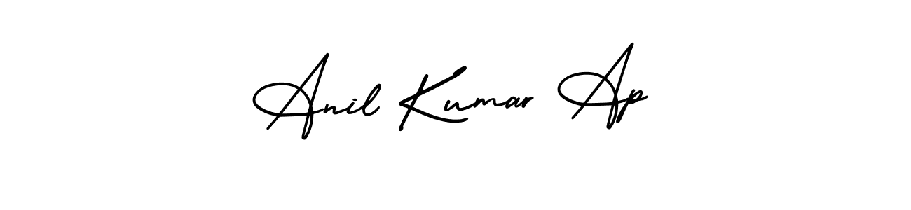 It looks lik you need a new signature style for name Anil Kumar Ap. Design unique handwritten (AmerikaSignatureDemo-Regular) signature with our free signature maker in just a few clicks. Anil Kumar Ap signature style 3 images and pictures png