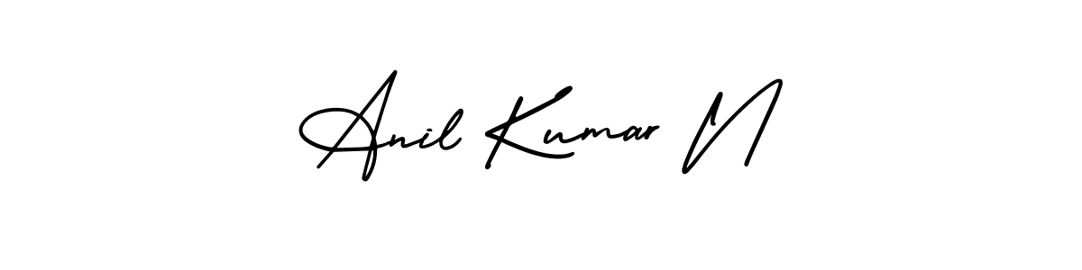 See photos of Anil Kumar N official signature by Spectra . Check more albums & portfolios. Read reviews & check more about AmerikaSignatureDemo-Regular font. Anil Kumar N signature style 3 images and pictures png