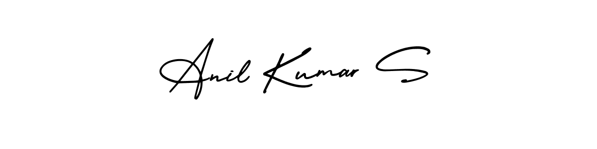 Make a beautiful signature design for name Anil Kumar S. With this signature (AmerikaSignatureDemo-Regular) style, you can create a handwritten signature for free. Anil Kumar S signature style 3 images and pictures png