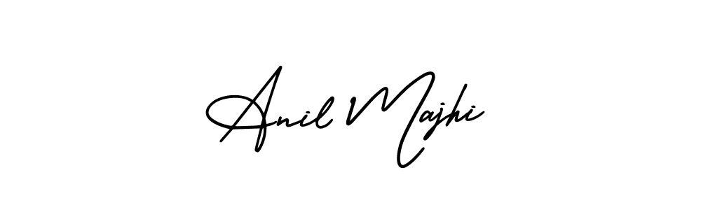 This is the best signature style for the Anil Majhi name. Also you like these signature font (AmerikaSignatureDemo-Regular). Mix name signature. Anil Majhi signature style 3 images and pictures png