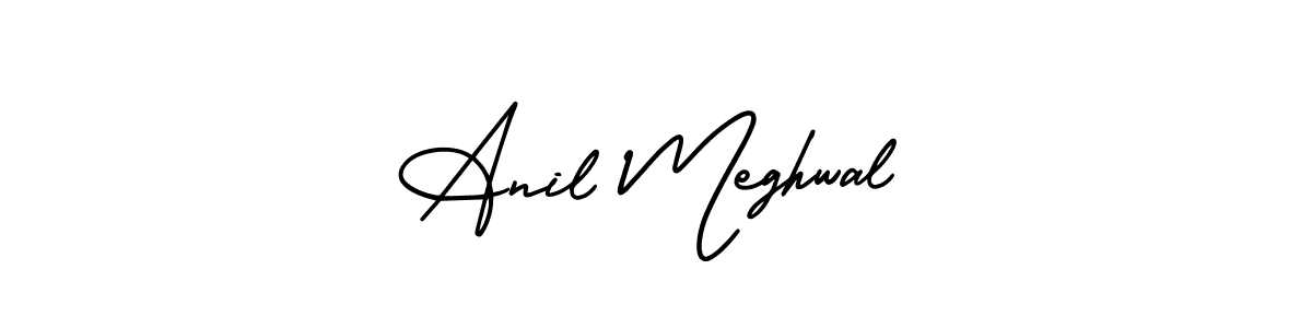 Design your own signature with our free online signature maker. With this signature software, you can create a handwritten (AmerikaSignatureDemo-Regular) signature for name Anil Meghwal. Anil Meghwal signature style 3 images and pictures png