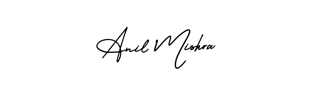 Make a beautiful signature design for name Anil Mishra. With this signature (AmerikaSignatureDemo-Regular) style, you can create a handwritten signature for free. Anil Mishra signature style 3 images and pictures png