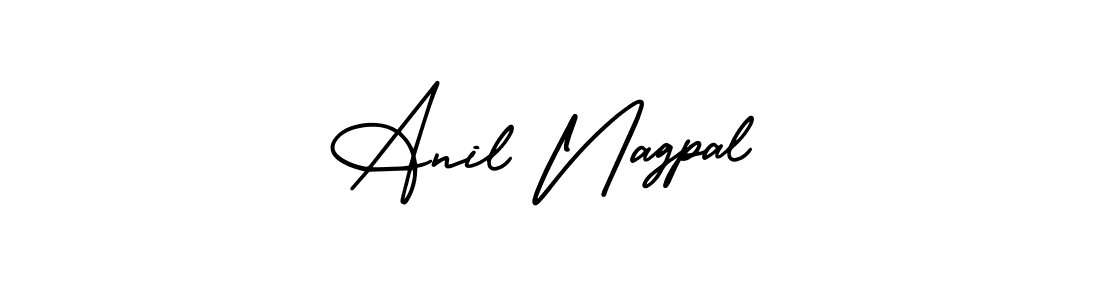 Use a signature maker to create a handwritten signature online. With this signature software, you can design (AmerikaSignatureDemo-Regular) your own signature for name Anil Nagpal. Anil Nagpal signature style 3 images and pictures png