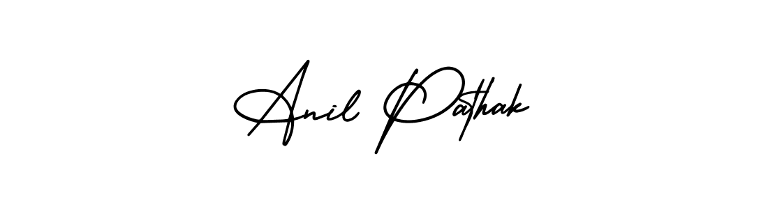 Similarly AmerikaSignatureDemo-Regular is the best handwritten signature design. Signature creator online .You can use it as an online autograph creator for name Anil Pathak. Anil Pathak signature style 3 images and pictures png