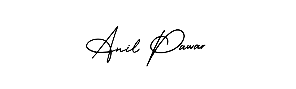 Use a signature maker to create a handwritten signature online. With this signature software, you can design (AmerikaSignatureDemo-Regular) your own signature for name Anil Pawar. Anil Pawar signature style 3 images and pictures png