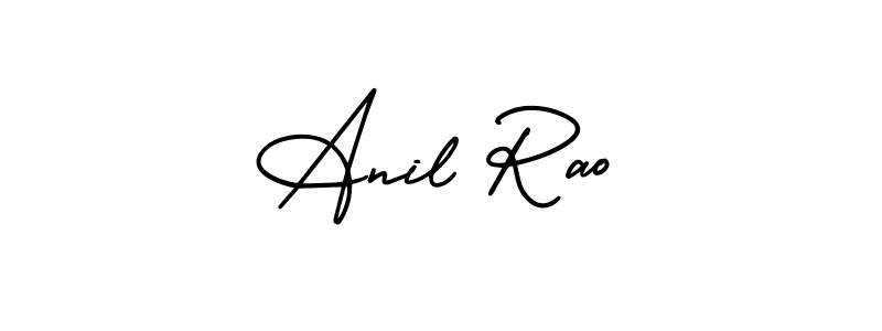 AmerikaSignatureDemo-Regular is a professional signature style that is perfect for those who want to add a touch of class to their signature. It is also a great choice for those who want to make their signature more unique. Get Anil Rao name to fancy signature for free. Anil Rao signature style 3 images and pictures png