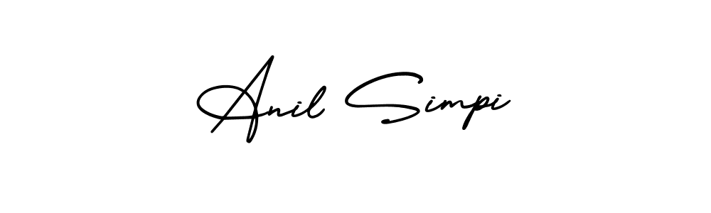 if you are searching for the best signature style for your name Anil Simpi. so please give up your signature search. here we have designed multiple signature styles  using AmerikaSignatureDemo-Regular. Anil Simpi signature style 3 images and pictures png