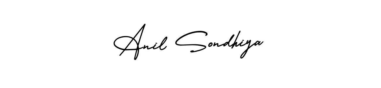 if you are searching for the best signature style for your name Anil Sondhiya. so please give up your signature search. here we have designed multiple signature styles  using AmerikaSignatureDemo-Regular. Anil Sondhiya signature style 3 images and pictures png