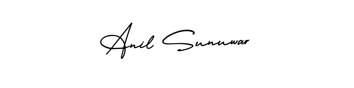 You can use this online signature creator to create a handwritten signature for the name Anil Sunuwar. This is the best online autograph maker. Anil Sunuwar signature style 3 images and pictures png