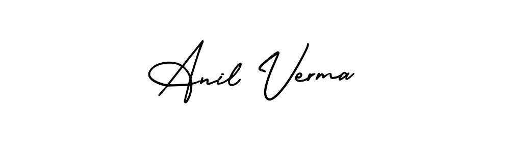 if you are searching for the best signature style for your name Anil Verma. so please give up your signature search. here we have designed multiple signature styles  using AmerikaSignatureDemo-Regular. Anil Verma signature style 3 images and pictures png