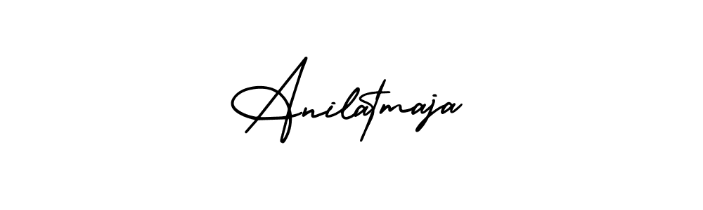 Create a beautiful signature design for name Anilatmaja. With this signature (AmerikaSignatureDemo-Regular) fonts, you can make a handwritten signature for free. Anilatmaja signature style 3 images and pictures png