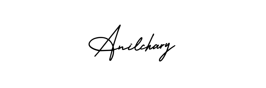 How to make Anilchary name signature. Use AmerikaSignatureDemo-Regular style for creating short signs online. This is the latest handwritten sign. Anilchary signature style 3 images and pictures png