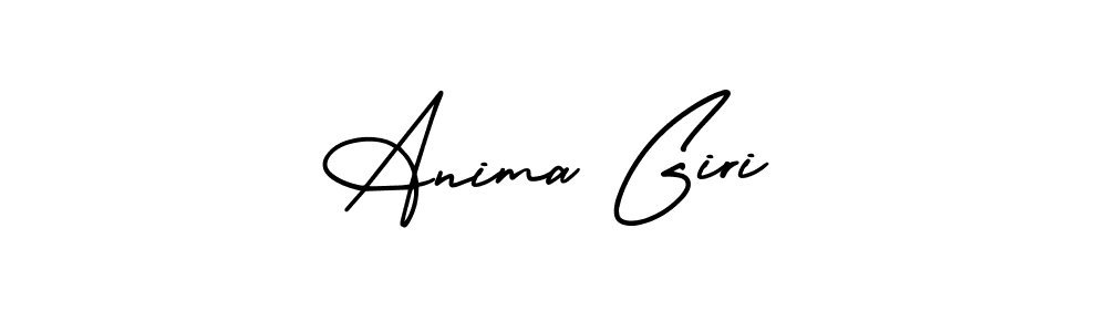 Similarly AmerikaSignatureDemo-Regular is the best handwritten signature design. Signature creator online .You can use it as an online autograph creator for name Anima Giri. Anima Giri signature style 3 images and pictures png