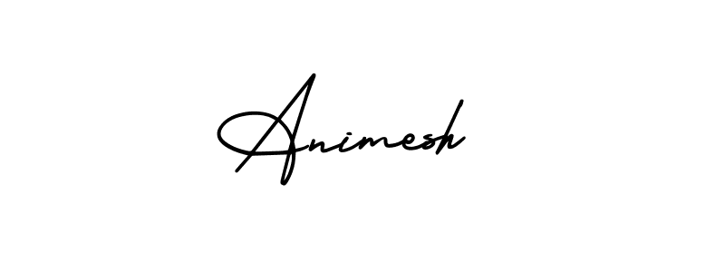 How to make Animesh  signature? AmerikaSignatureDemo-Regular is a professional autograph style. Create handwritten signature for Animesh  name. Animesh  signature style 3 images and pictures png