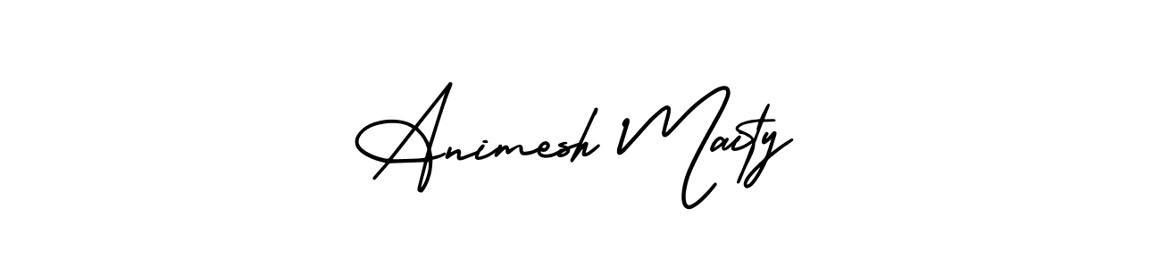 AmerikaSignatureDemo-Regular is a professional signature style that is perfect for those who want to add a touch of class to their signature. It is also a great choice for those who want to make their signature more unique. Get Animesh Maity name to fancy signature for free. Animesh Maity signature style 3 images and pictures png