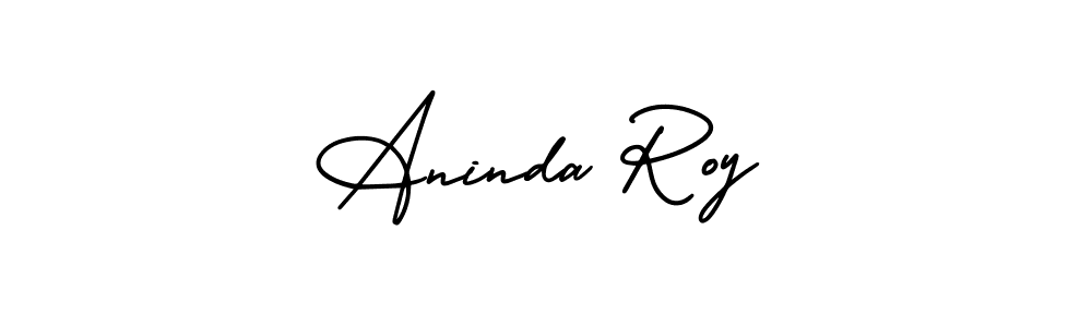 Make a beautiful signature design for name Aninda Roy. Use this online signature maker to create a handwritten signature for free. Aninda Roy signature style 3 images and pictures png