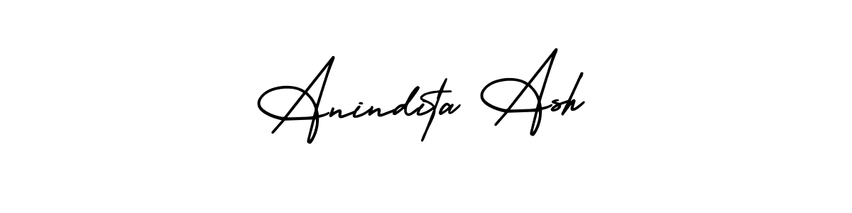 Here are the top 10 professional signature styles for the name Anindita Ash. These are the best autograph styles you can use for your name. Anindita Ash signature style 3 images and pictures png