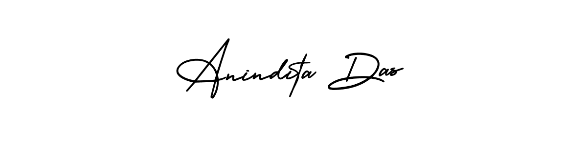 Anindita Das stylish signature style. Best Handwritten Sign (AmerikaSignatureDemo-Regular) for my name. Handwritten Signature Collection Ideas for my name Anindita Das. Anindita Das signature style 3 images and pictures png