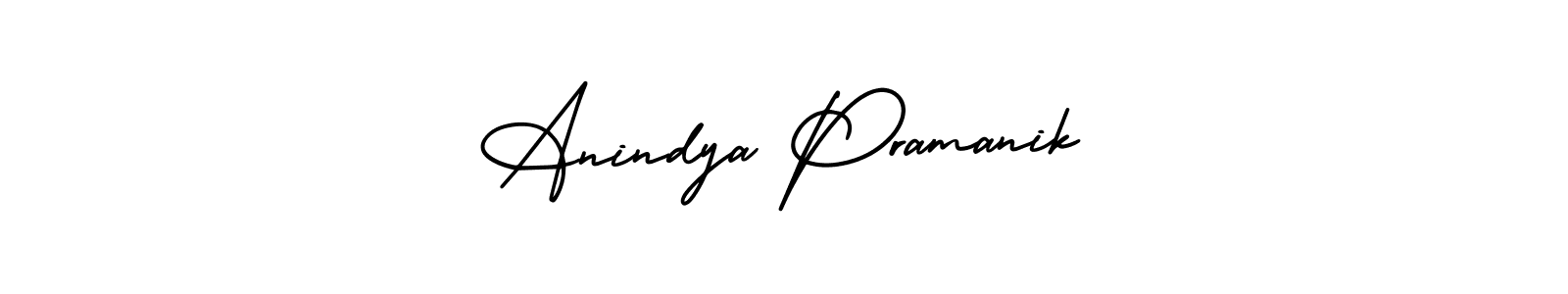 It looks lik you need a new signature style for name Anindya Pramanik. Design unique handwritten (AmerikaSignatureDemo-Regular) signature with our free signature maker in just a few clicks. Anindya Pramanik signature style 3 images and pictures png