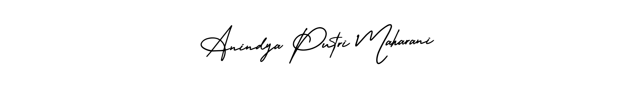 How to make Anindya Putri Maharani signature? AmerikaSignatureDemo-Regular is a professional autograph style. Create handwritten signature for Anindya Putri Maharani name. Anindya Putri Maharani signature style 3 images and pictures png